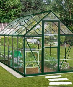 6' x 12' Palram Canopia Harmony Large Walk In Green Polycarbonate Greenhouse (1.85m x 3.7m)