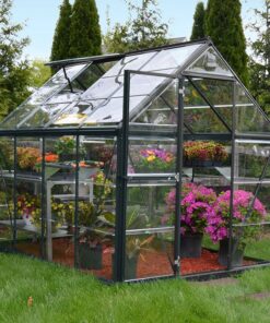 6' x 8' Palram Canopia Harmony Grey Greenhouse (1.85m x 2.47m)
