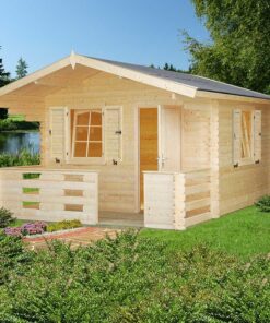 Palmako Emma 3.6m x 3.6m Log Cabin Summer House (34mm)