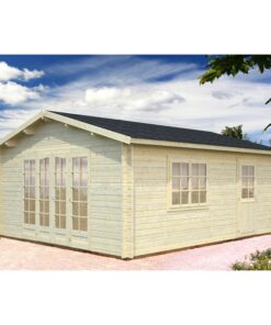Palmako Irene 4.7m x 5.7m Log Cabin Garden Building (44mm)