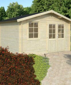 Palmako Klara 3.9m x 3.3m Log Cabin Summer House (28mm)