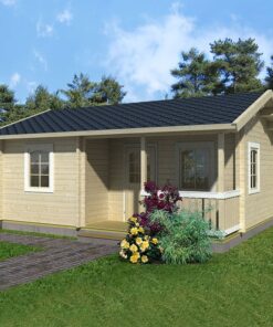Palmako Sandra 6.3 x 4.5m Log Cabin Garden Building (70mm)