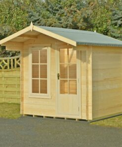 Shire Crinan 2.1m x 2.3m Log Cabin Summer House (19mm)