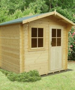 Shire Montford 3.2m x 3.2m Log Cabin Summer House (28mm)