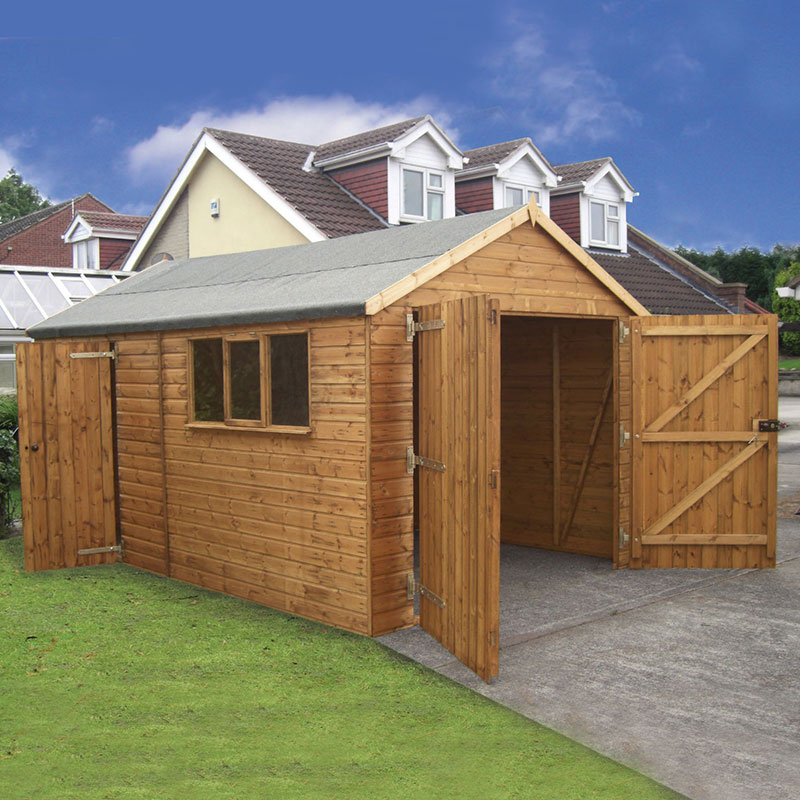 20' x 12' Timber garden shed built by Sheds Direct Devon