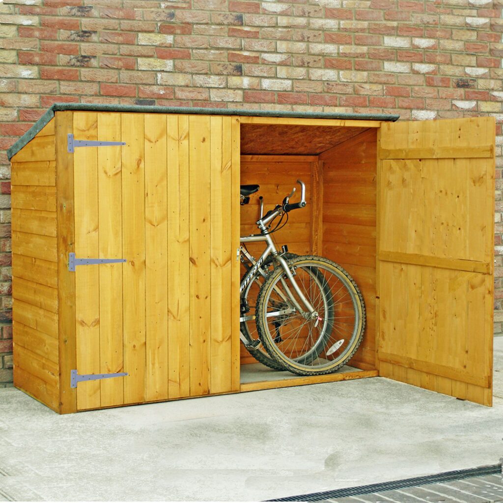 power shed being delivered to a customer’s home
