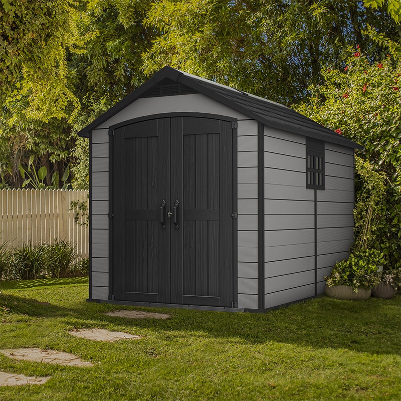 sustainably sourced timber shed with year-round use