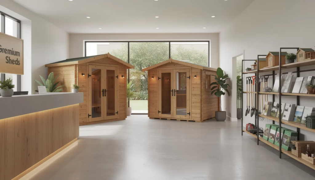 premium garden shed shop