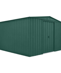 10' x 10' Globel Heritage Green Apex Metal Shed (3.08m x 3.10m)