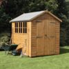 12' x 6' Traditional Heavy Duty Shiplap Apex Wooden Garden Shed (3.66m x 1.83m)