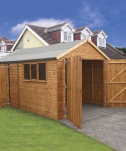 20' x 10' Traditional Deluxe Shiplap Wooden Garage / Workshop Shed (6.10m x 3.05m)