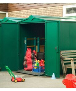 5' x 7' Asgard Centurion Police Approved Security Metal Shed (1.52m x 2.18m)