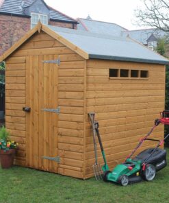 6' x 4' Traditional Shiplap Apex Security Wooden Garden Shed (1.83m x 1.22m)