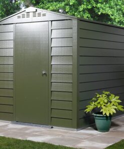 6' x 4'6 Trimetals Premium Titan 640 Apex Metal Shed (1.76m x 1.31m)
