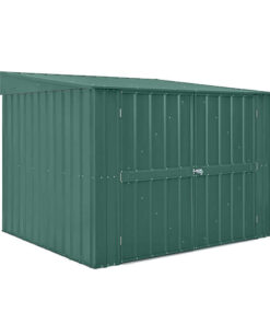 6' x 6' Globel Heritage Green Metal Bike Shed (2.12m x 2.00m)