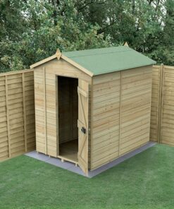 7' x 5' Forest Timberdale 25yr Guarantee Tongue & Groove Pressure Treated Windowless Apex Shed (2.23m x 1.67m)