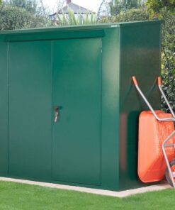 7'2 x 3' Asgard Trojan Plus Metal Shed & Bike Shed Combo (2.2m x 0.95m)