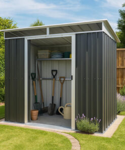 8' x 5' Yardmaster TopLight Pent Metal Shed (2.38m x 1.59m)