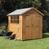 8' x 8' Traditional Heavy Duty Shiplap Apex Wooden Garden Shed (2.44m x 2.44m)