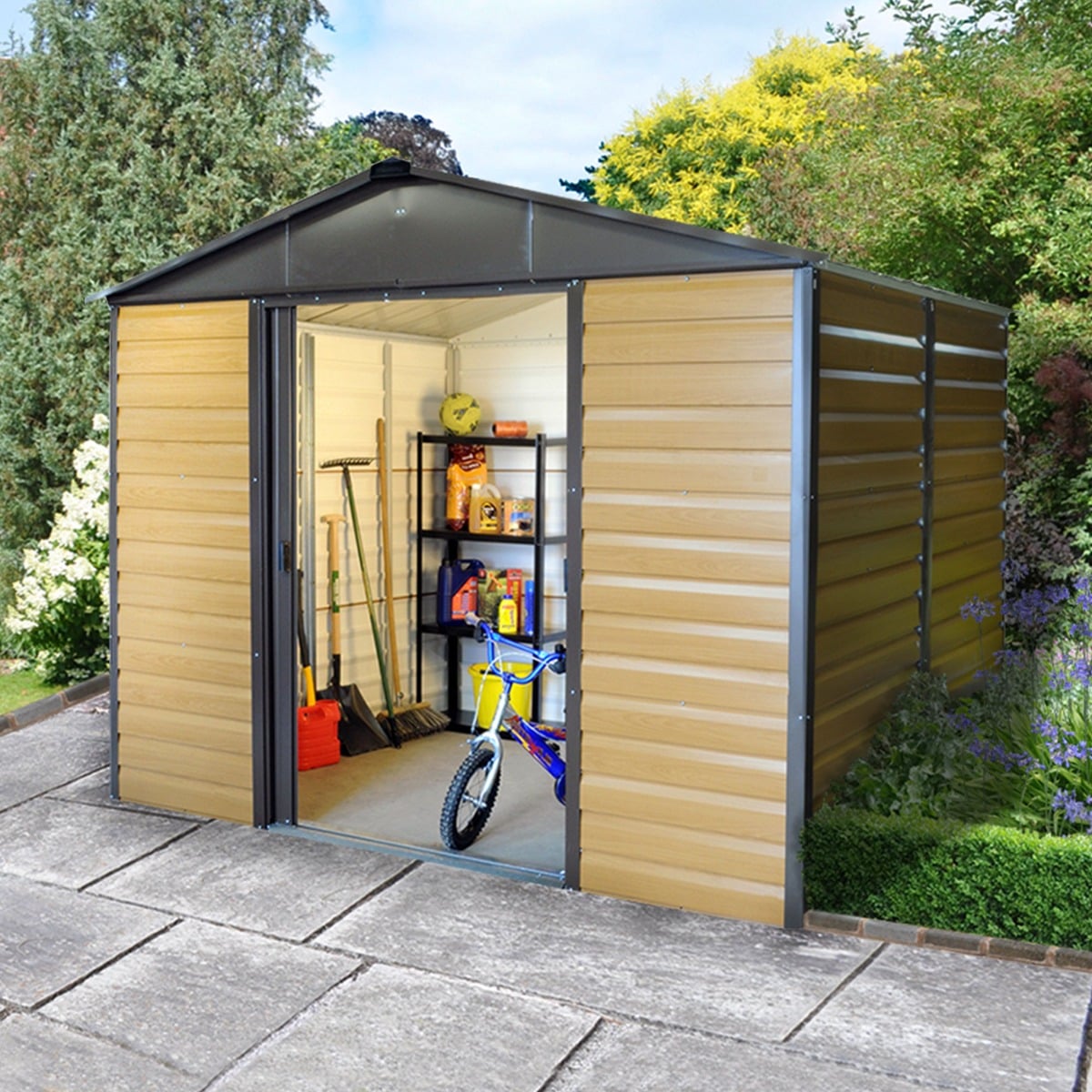 9'11 x 6'5 Yardmaster Balmoral Apex Metal Shed (3.03m x 1.97m)
