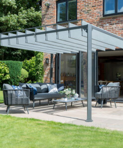 10' x 10' Garden Must Haves Pandora Leaf Adjustable Garden Gazebo (3m x 3m)