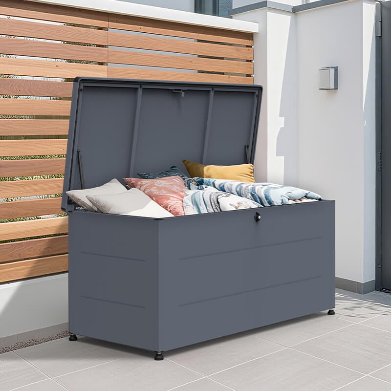 4' x 2' Trimetals 460L Metal Garden Storage Box (1.36m x 0.66m)
