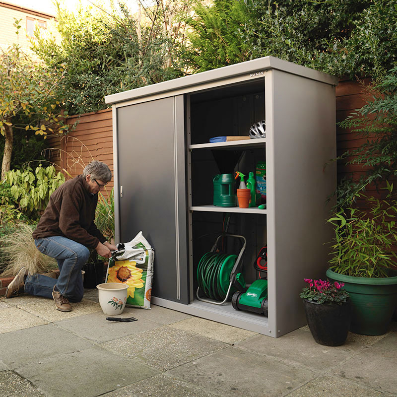 5'8 x 3'2 Trimetals Guardian D63 Metal Storage Shed (1.76m x 0.98m)