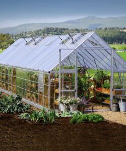 10' x 32' Palram Canopia Balance Silver Extra-Large Greenhouse (3.04m x 9.64m)