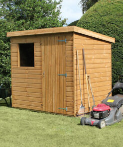 10' x 6' Traditional Standard Shiplap Pent Wooden Garden Shed (3.05m x 1.83m)