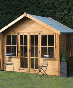 12' x 10' Traditional Wychwood Wooden Summer House