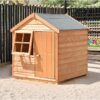 4' x 4' Shire Playhut Kids Wooden Playhouse (1.19m x 1.19m)