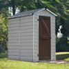 4' x 6' Palram Canopia Tan Skylight Apex Plastic Shed (1.21m x 1.77m)