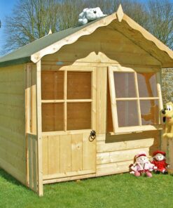 5 x 5 Shire Kitty Childrens/ Kids Wooden Garden Playhouse