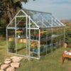 6' x 10' Palram Canopia Harmony Walk In Silver Polycarbonate Greenhouse (1.85m x 3.06m)