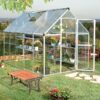6' x 10' Palram Canopia Hybrid Walk In Silver Polycarbonate Greenhouse (1.85m x 3.06m)