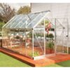 6' x 12' Palram Canopia Harmony Large Silver Polycarbonate Greenhouse (1.85m x 3.70m)