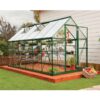 6' x 12' Palram Canopia Hybrid Large Green Polycarbonate Greenhouse (1.85m x 3.70m)