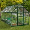 6' x 14' Palram Canopia Harmony Large Green Polycarbonate Greenhouse (1.85m x 4.26m)
