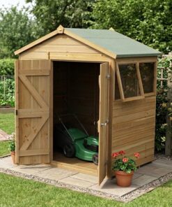 6' x 4' Forest Timberdale 25yr Guarantee Tongue & Groove Pressure Treated Double Door Apex Shed (2.03m x 1.28m)