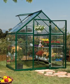 6' x 4' Palram Canopia Harmony Green Polycarbonate Greenhouse (1.85m x 1.26m)