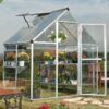 6' x 4' Palram Canopia Hybrid Silver Polycarbonate Greenhouse (1.85m x 1.26m)