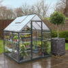 6' x 6' Palram Canopia Harmony Grey Polycarbonate Greenhouse (1.85m x 1.86m)