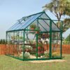 6' x 6' Palram Canopia Hybrid Green Polycarbonate Greenhouse (1.85m x 1.86m)