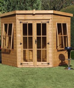 6' x 6' Traditional Stowe Corner Wooden Summer House