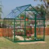 6' x 8' Palram Canopia Harmony Walk In Green Polycarbonate Greenhouse (1.85m x 2.47m)