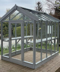 6'3 x 9'4 Coppice Ashdown Apex Painted Wooden Greenhouse (1.91m x 2.85m)