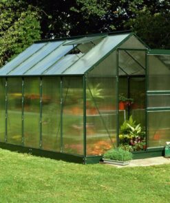 6'x10' Halls Green Frame Polycarbonate Greenhouse (1.92x3.19m)