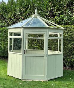 7'10 x 7'10 Coppice Thetford Octagonal Painted Wooden Greenhouse (2.39m x 2.39m)
