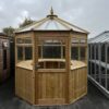 7'10 x 7'10 Coppice Thetford Octagonal Unpainted Wooden Greenhouse (2.39m x 2.39m)