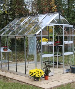 8' x 14' Halls Cotswold Blockley Greenhouse with Toughened Glass (2.56m x 4.41m)